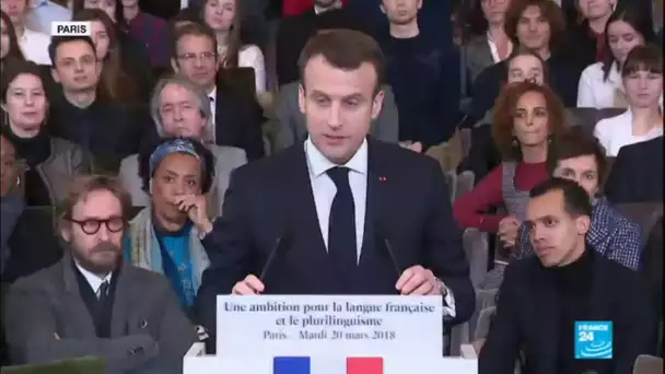 REPLAY - Discours d''Emmanuel Macron lors de la Journée de la francophonie