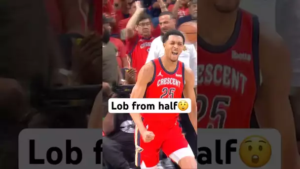 CJ McCollum connects with Tre Murphy on the HALF COURT LOB! 👀🔥| #Shorts