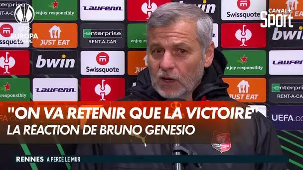 La réaction de Bruno Génésio après la victoire de Rennes