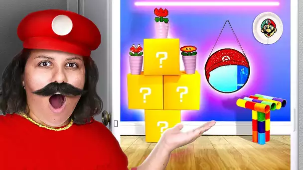 Relooking de la chambre Super Mario 😍🤩 Bricolage pour la chambre parfaite Mario