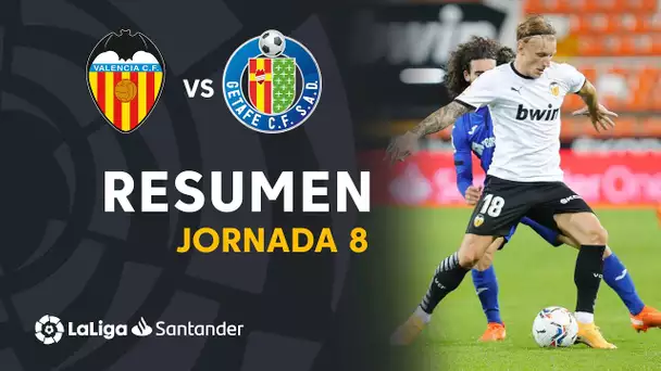 Resumen de Valencia CF vs Getafe CF (2-2)