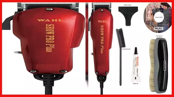 Wahl Professional Animal Show Pro Plus Equine Horse Clipper and Grooming Kit (#9482-700)