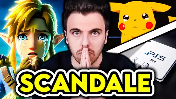 Zelda gros SCANDALE 🤬 Pokémon 10G NEXT GEN arrive 🚀 PS5 Pro Giga LEAK  💥
