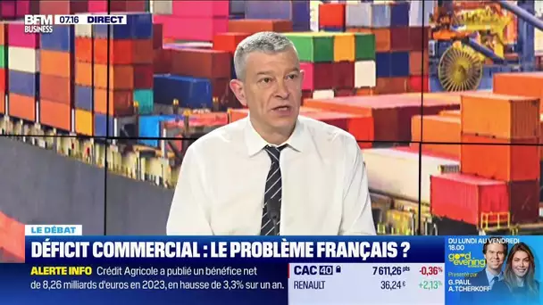 Nicolas Doze face à Jean-Marc Daniel : Déficit commercial, le problème français ?