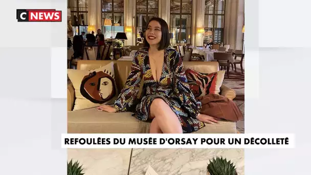 Refoulées du musée d'Orsay pour un décolleté