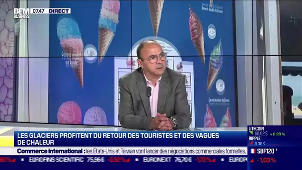 Bruno Aïm (CNGF) : Les glaciers profitent du retour des touristes et des vagues de chaleur
