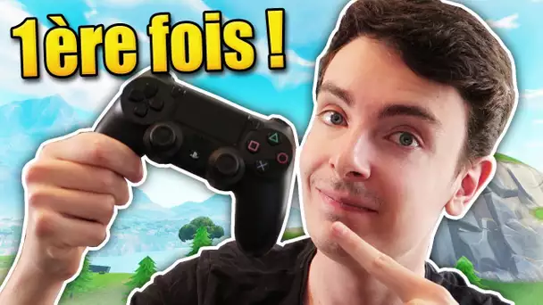 MA 1ÈRE FOIS SUR FORTNITE CONSOLE !