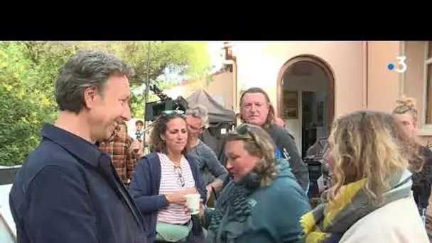 La Ciotat : Stéphane Bern en tournage pour la série Bellefond