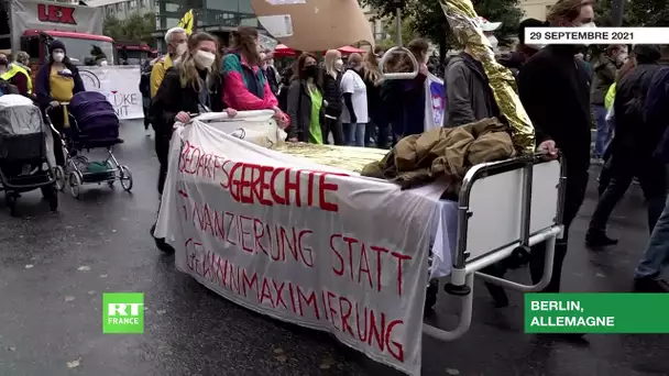 Allemagne : importante manifestation des soignants à Berlin
