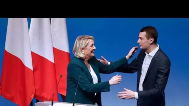 Marine Le Pen soutient Jordan Bardella, face à une crise conjugale