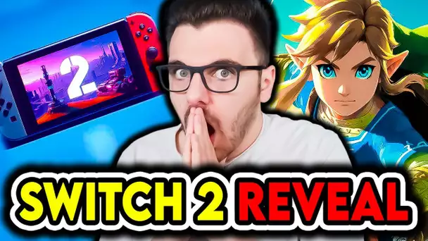 SWITCH 2 : REVEAL DATE & JEUX 🤯 ZELDA FUTUR JEU FOU 😍 NINTENDO SURPRISE 🕹️