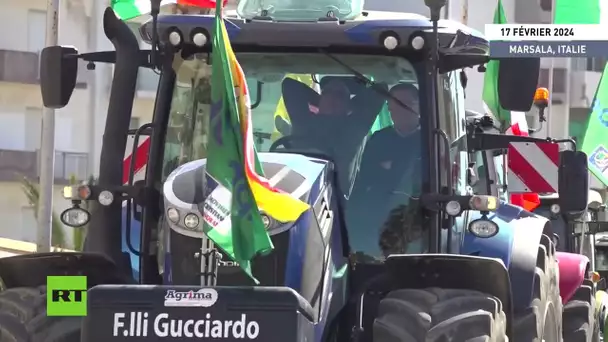 🇮🇹  Italie : les agriculteurs siciliens rejoignent le mouvement de grogne européen