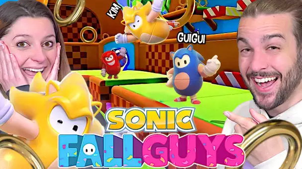 SONIC EST ARRIVÉ SUR FALL GUYS ! OBJETS GRATUITS SONIC FALL GUYS