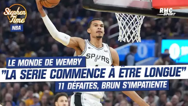 NBA - Le monde de Wemby: "La série de défaites commence à être longue" s'impatiente Brun