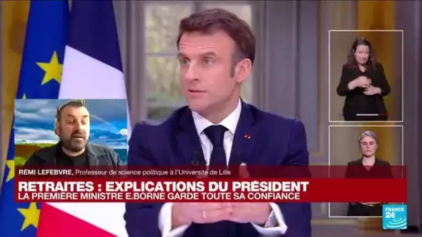 Interview d’E. Macron : "pas de mea culpa" • FRANCE 24