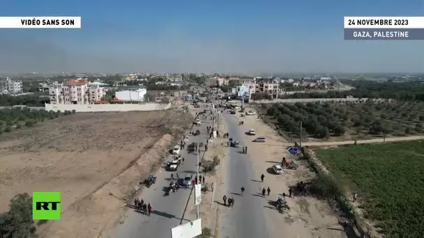 🇵🇸 Gaza : les premières heures de la trêve vues par un drone