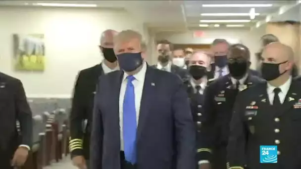 Covid-19 : le port du masque, un geste "patriotique" selon Donald Trump