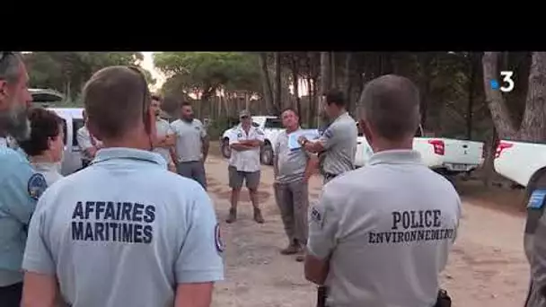 Le Grau-du-Roi : la police de l'environnement contrôle les bonnes pratiques sur le littoral