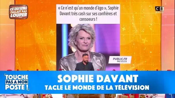 Sophie Davant tacle le monde de la télévision "d'ego et d'éphémère"