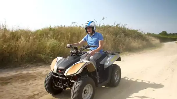 HandisportGo : Tanguy Coureau pilote de quad !