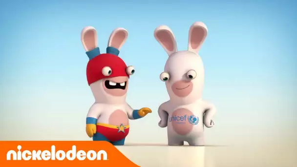 Les lapins crétins et Unicef | Nickelodeon France