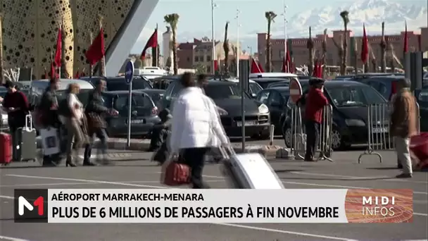 Aéroport Marrakech-Menara : Plus de 6,24 millions de passagers à fin novembre