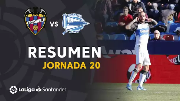 Resumen de Levante UD vs Deportivo Alavés (0-1)