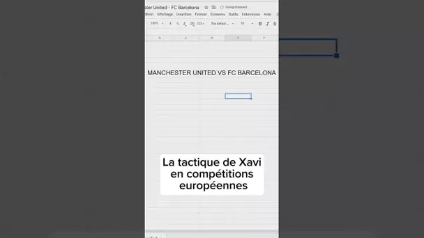 La tactique de Xavi en Coupe d'Europe 👀