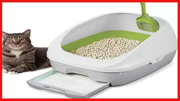 Purina Tidy Cats Litter Box System, BREEZE System Starter Kit Litter Box, Litter Pellets & Pads