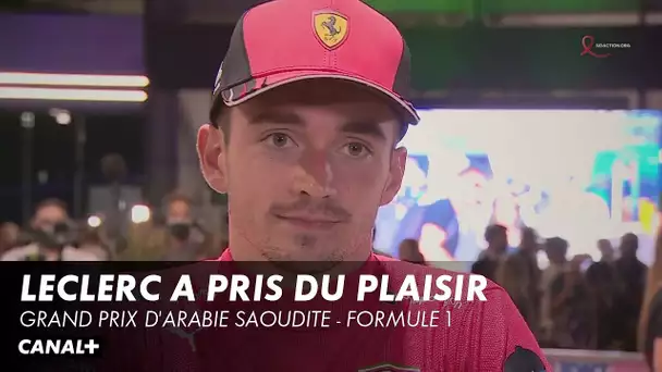 Charles Leclerc a pris du plaisir - Grand Prix d'Arabie Saoudite - Formule 1