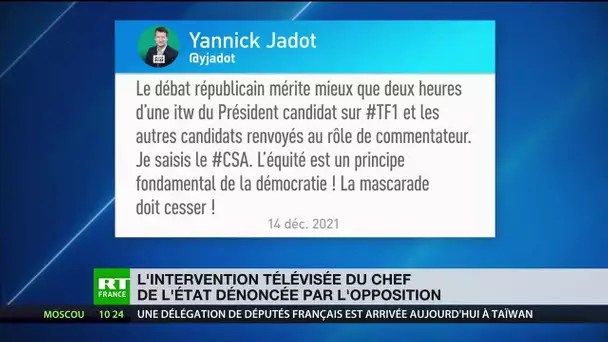 La matinale de RT France - 15 décembre