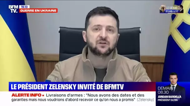 Volodymyr Zelensky: "Officiellement, l'Ukraine continue de parler à la Russie"