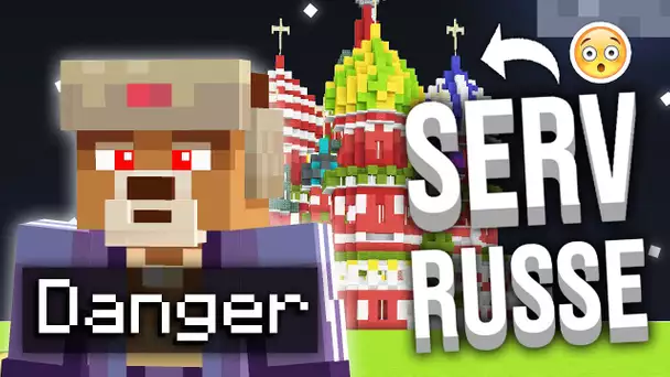 J'EXPLORE DES SERVEURS MINECRAFT RUSSES ?!