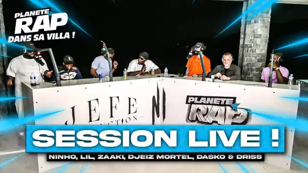 SESSION LIVE avec Ninho, Lil, Driss, Dasko, Zaaki & Djeiz Mortel ! #PlanèteRap