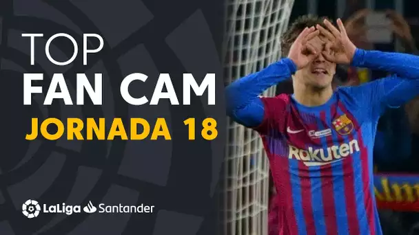 LaLiga Fan Cam Jornada 18: Pere Milla, Juanmi & Gavi