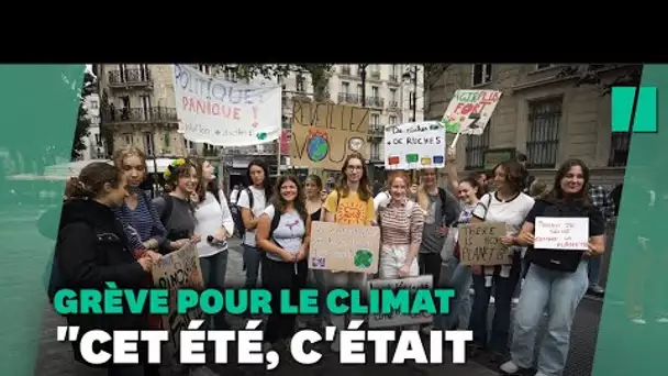 Après un été de sécheresse, la grève pour le climat plus que jamais pertinente pour ces étudiants