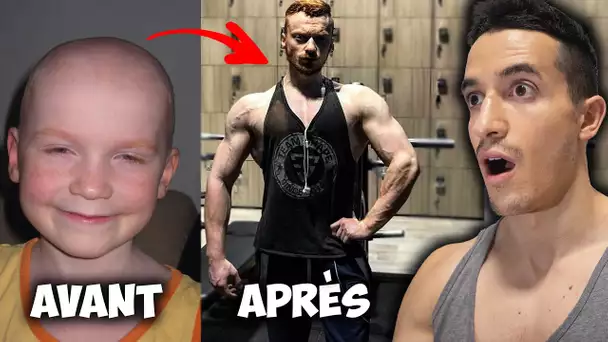 Il bat le cancer et gagne 30kg de muscle ! (transformations incroyables)