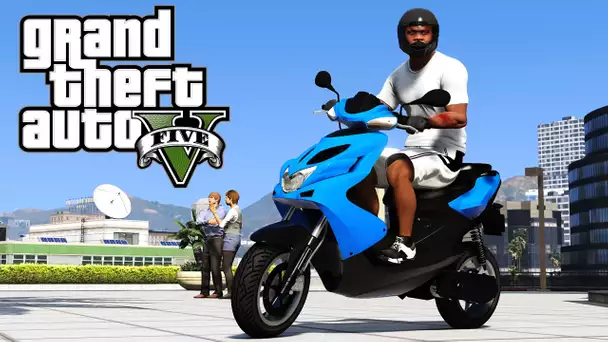 GTA 5 - CE SCOOTER 50cc EST MODIFIE ! 180 Kmh !? + jauge d&#039;essence