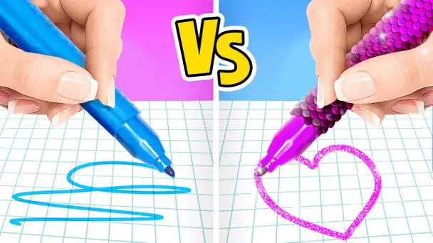 ASTUCES GÉNIALES POUR L'ÉCOLE ET IDÉES D'ART QUE TU DEVRAIS ESSAYER