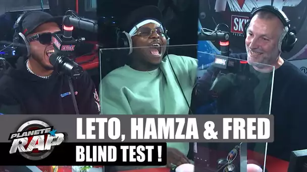 LETO, HAMZA et FRED s'affrontent dans un BLIND TEST ! #PlanèteRap