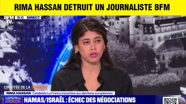 RIMA HASSAN HUMILIE UN JOURNALISTE BFM (et demasque cette mascarade ?)