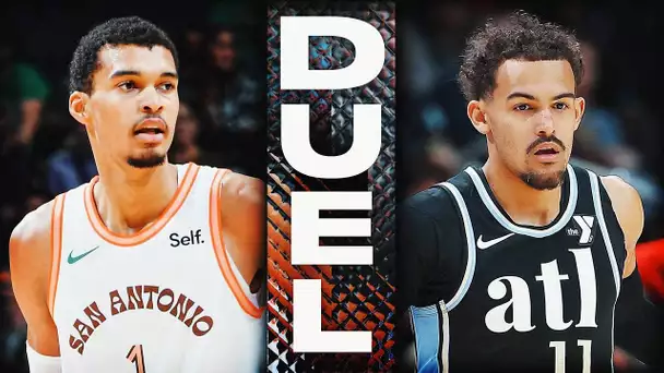 EXCITING #MLKDay DUEL! Wemby (23 PTS & 5 BLK) & Trae Young  (33 PTS & 13 AST) | January 15, 2024