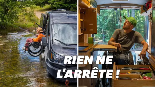 La "van life" lui a redonné son indépendance après un accident qui l'a paralysé