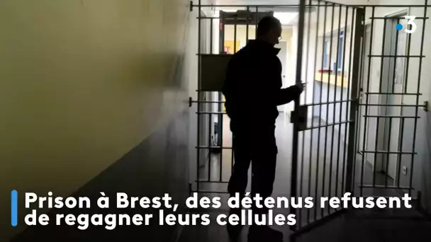 Prison à Brest, des détenus refusent de regagner leurs cellules