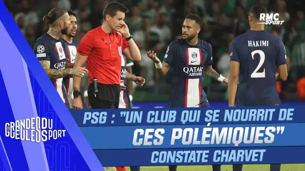 PSG : "Un club qui se nourrit de ces polémiques" constate Charvet (Les GG du Sport)