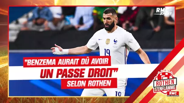 Equipe de France : Pour Rothen, "Benzema aurait dû avoir un passe-droit" grâce à son Ballon d'Or