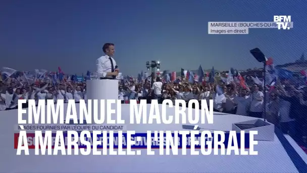 Meeting d'Emmanuel Macron à Marseille: l'intégrale