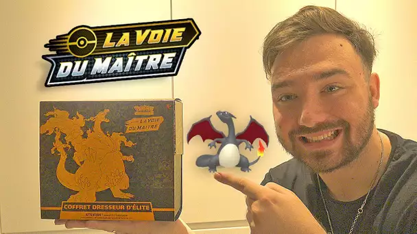 Ouverture d'une ÉLITE TRAINER BOX POKEMON LA VOIX DU MAITRE ! DAVID LAFARGE VS DRACAUFEU SHINY