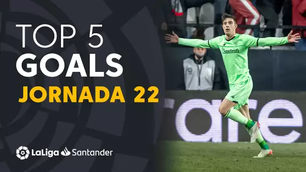 LaLiga TOP 5 Goles Jornada 22 LaLiga Santander 2021/2022