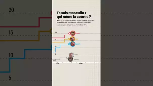 Qui mène la course des Grands Chelem du tennis masculin ?
